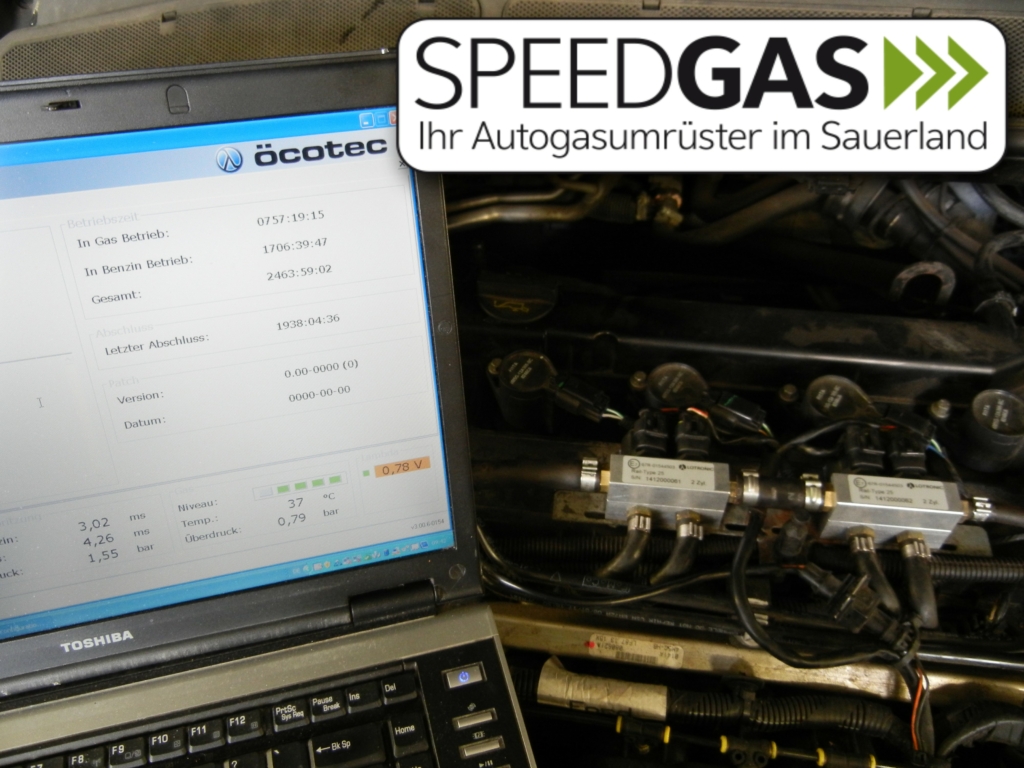 Wartung Gasanlage Auto