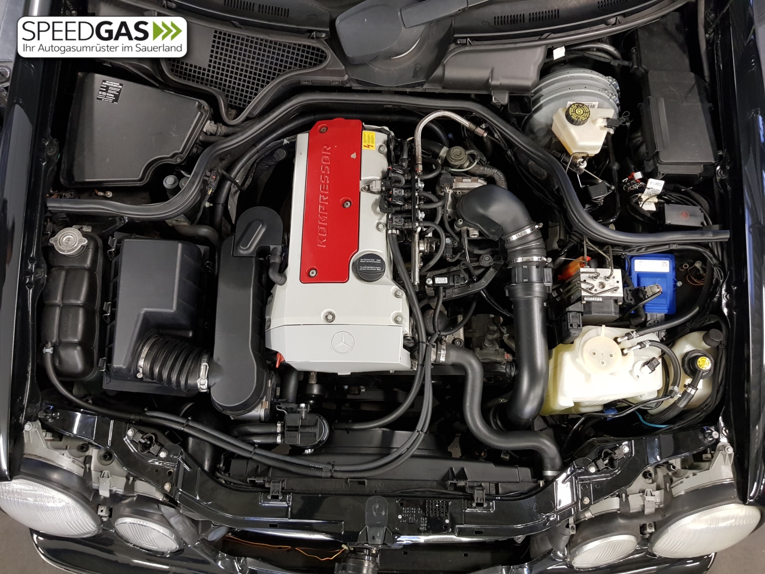 W210 Gasanlage Mercedes Benz E200 Kompressor speedgas.de